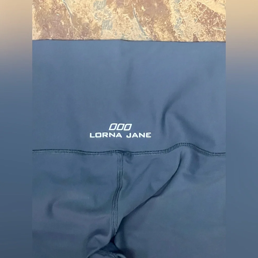 Lorna Jane Gray High-Waisted Active Leggings | Size M